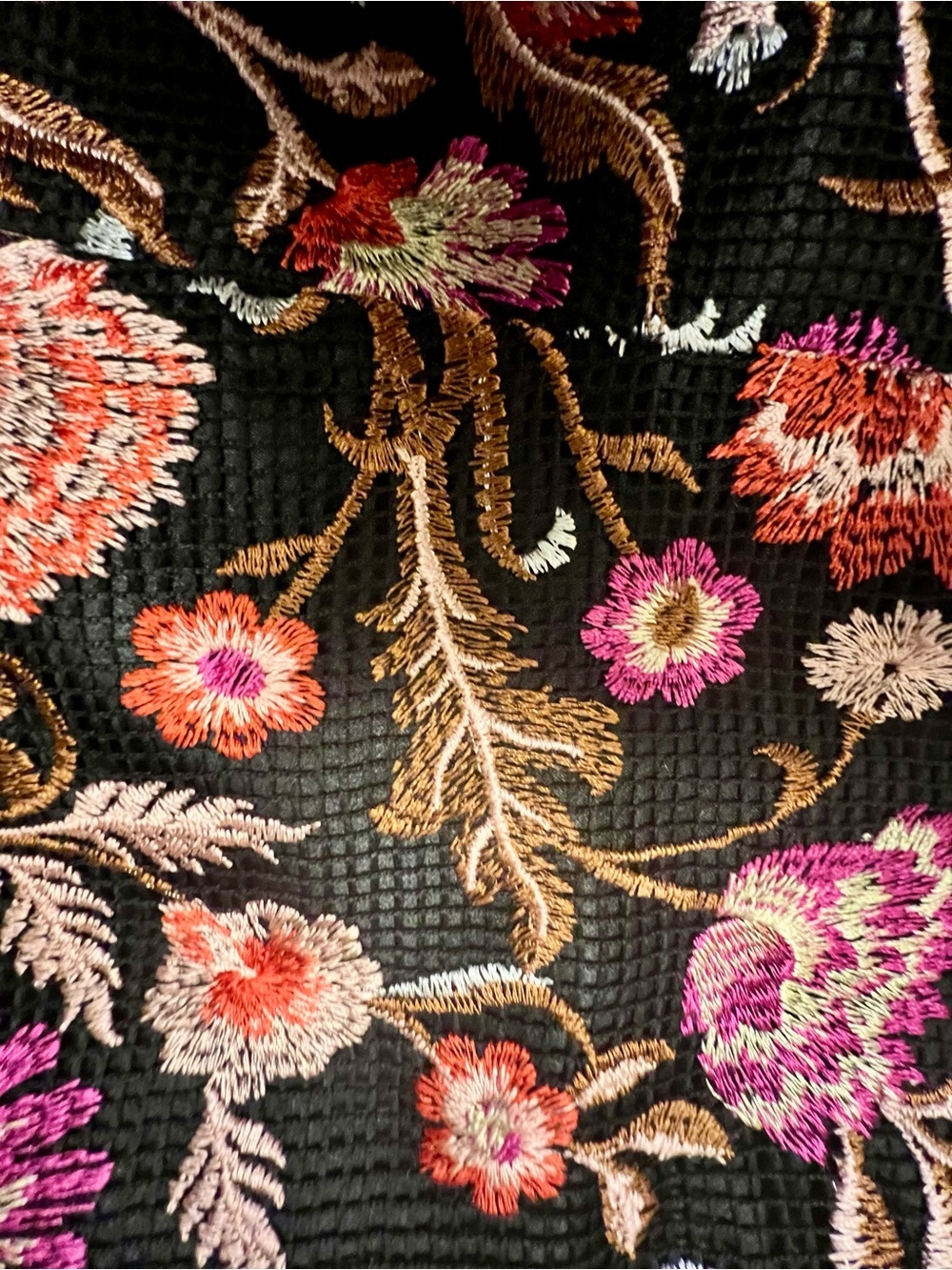 White House Black Market Black Floral Embroidered Sheath Dress - Picture 3 of 12